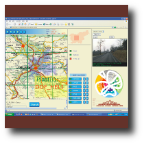 Classical GIS GUI upgraded by hyperbolic browser of Universal Ontology of Geographic Space (UOGS) for ontology based retrieval of spatial information
